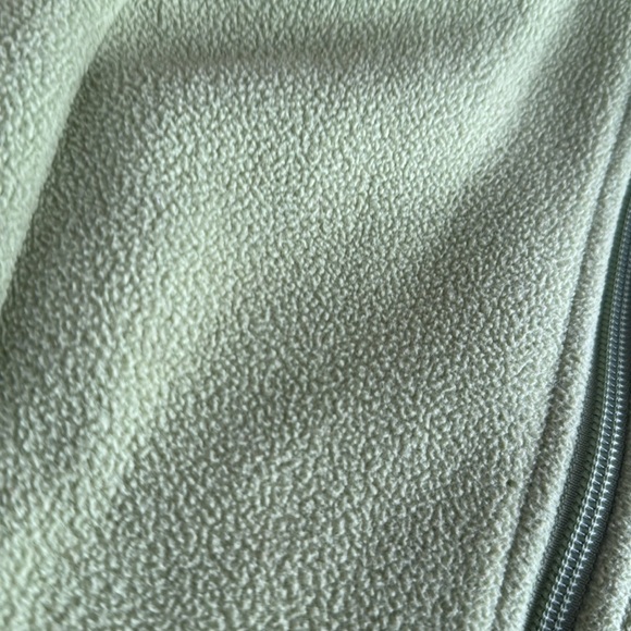 Vintage LL Bean light green zip up vest petite medium - Picture 7 of 8